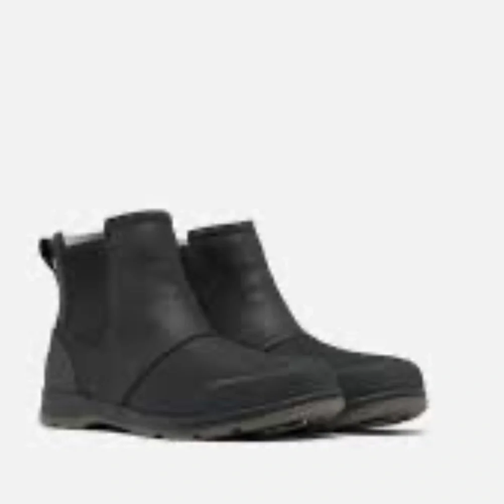 SOREL Ankeny II WP Leather Chelsea Boot black , men size 8.5 new